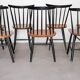 Ensemble de 7 chaises arrière à barreaux Pastoe, Nesto et Tapiovaara