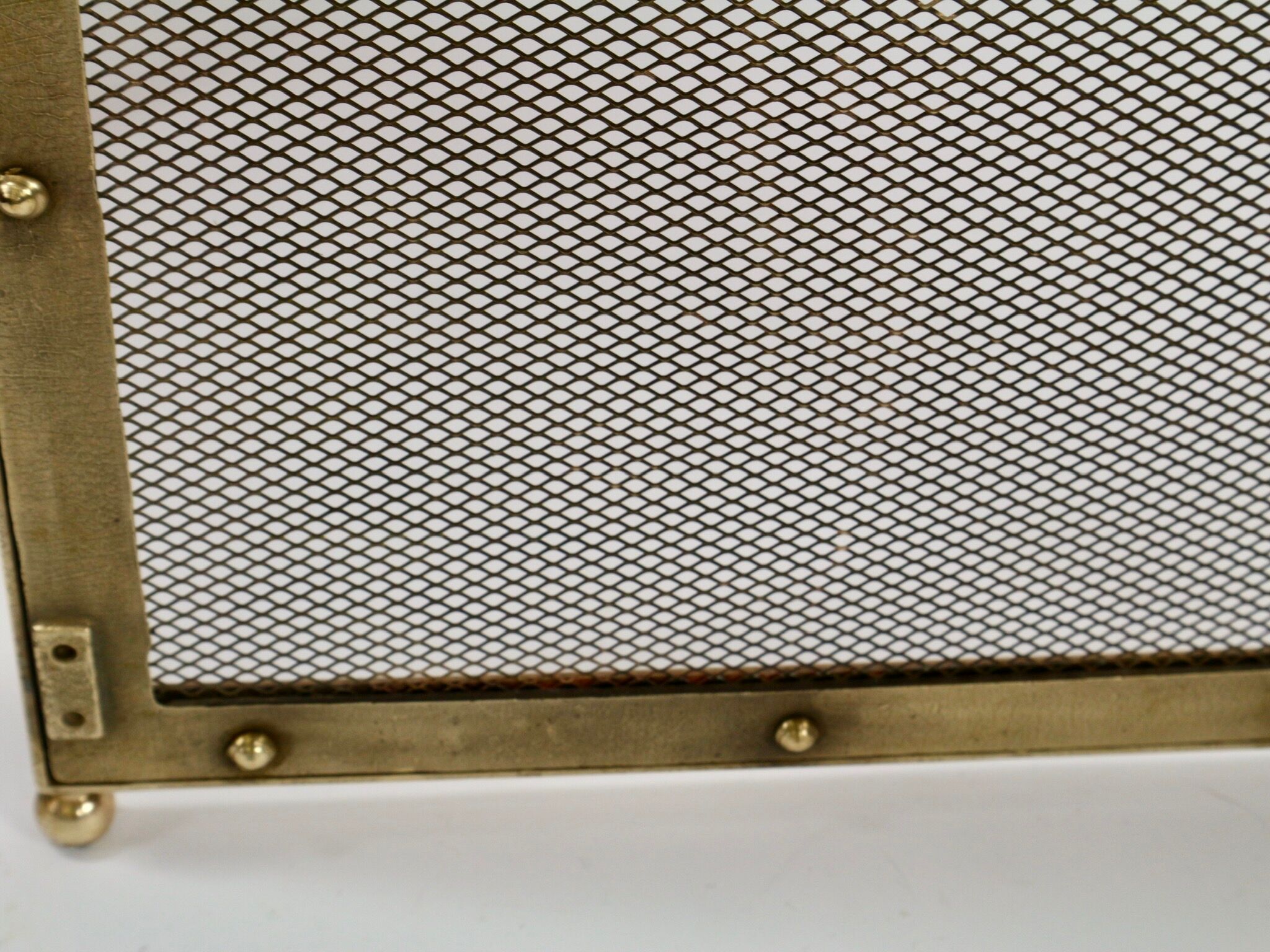 Firewall with four brass components with handles, made in Italy