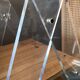 Étagère triangulaire plexiglass et bois