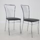 1970s Set of 6 Italian Dining Chairs in Bouclé Fabric