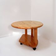 Set of 3 vintage side tables, in the style of Rainer Daumiller