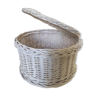 White wicker box