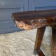 Xviith bench in chene patina of origin