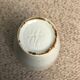 Cracked ceramic vase signed 1970