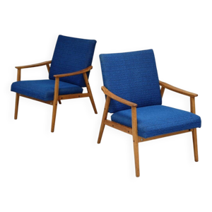 Paire de fauteuils bleu - jiri