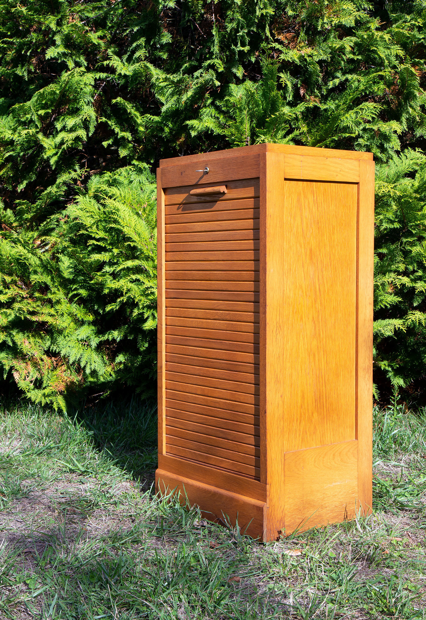 Old oak curtain binder, 40s-50s