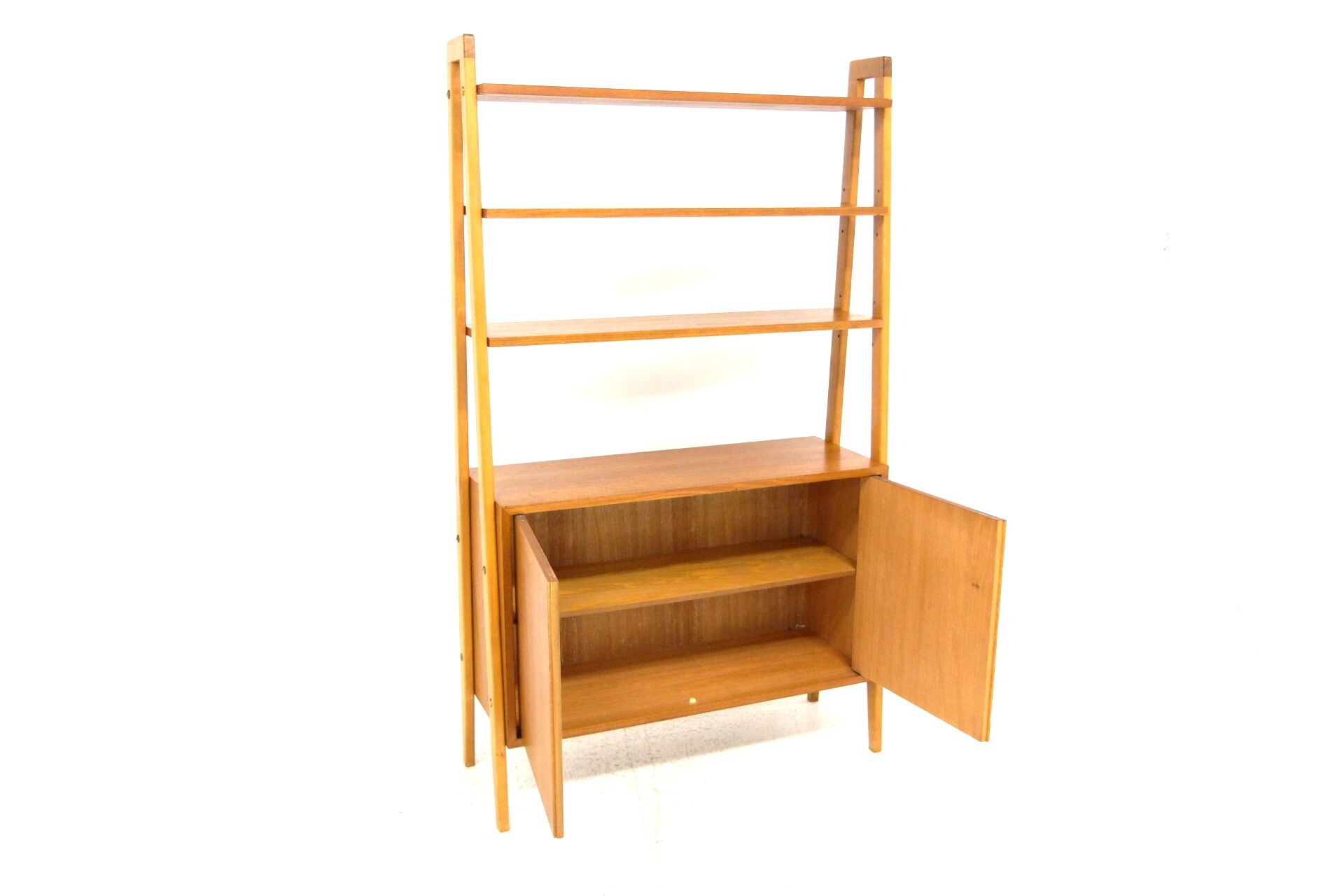 Scandinavian boxed teak library, Möbel-Ikea, Sweden, 1960