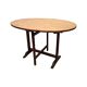 Table vigneron ovale française antique, début des années 1800.