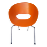 Armchair chair conferred orange design