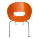 Fauteuil chaise de conférèrent design orange