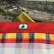 Pair of vintage Lafuma sunbeds