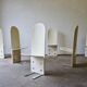 Pelicano 6 chairs set by Luigi Saccardo for Arrmet 1970