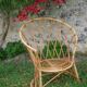 Fauteuil enfant rotin
