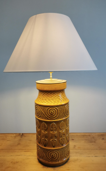 Ceramic lamp Scheurich circa 50s