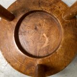 Set of four shepherd's low stools