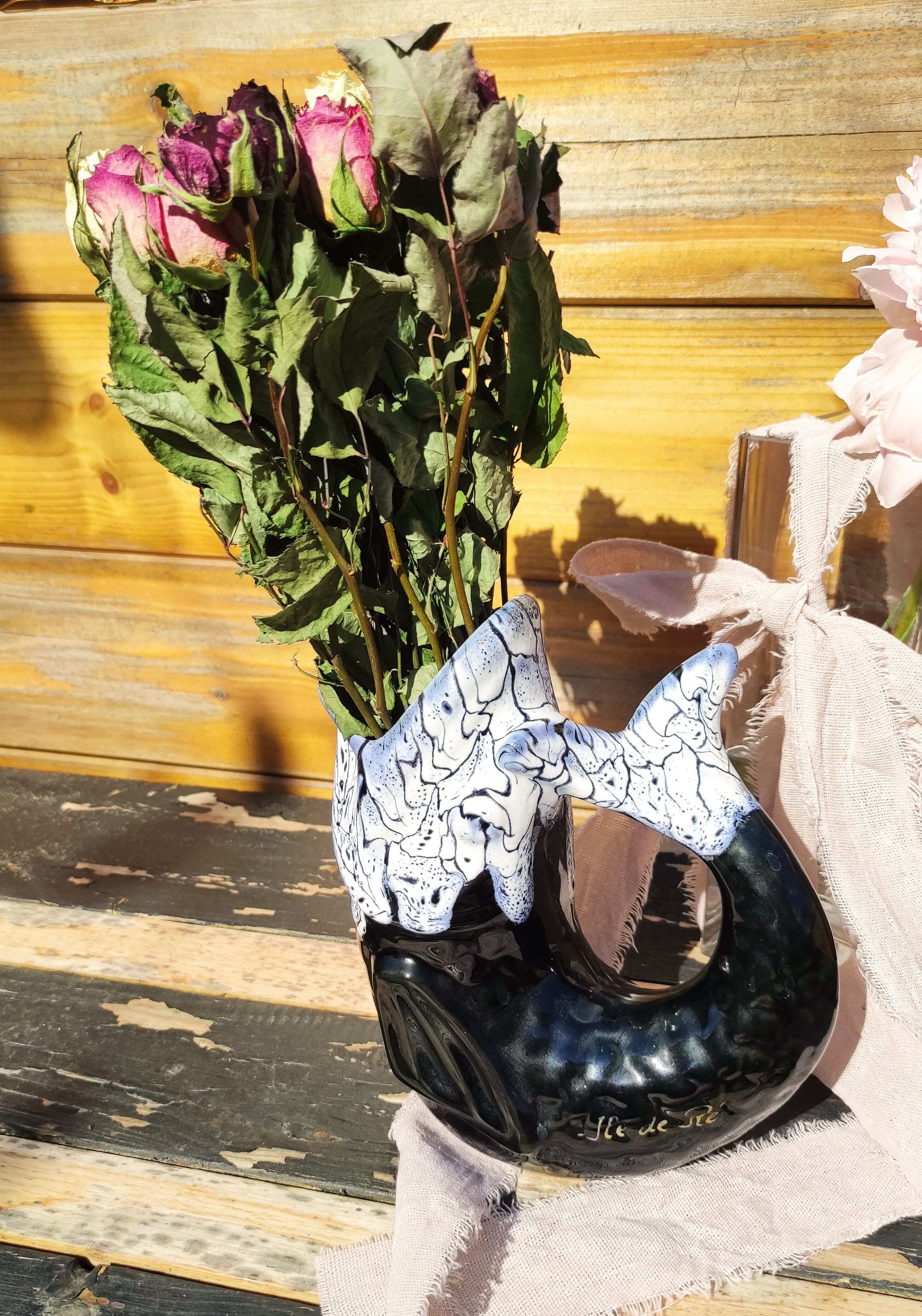 Carafe en céramique vintage dit glou glou