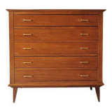 Oak chest of drawers