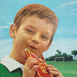 Ancienne affiche cartonnée double face Chocolat au lait Nestlé. Année 60