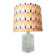 Whisky carafe lamp and abstract lampshade