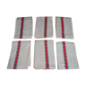 Set of 6 old cloths in métis