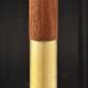 Scandinavian teak and brass floor lamp
