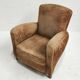 Velvet club armchair, 1950