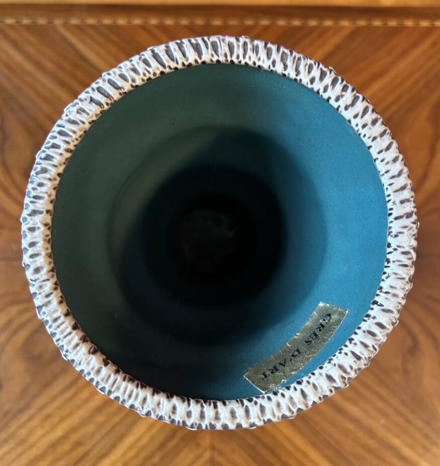 Vintage vase, French ceramic – Breugnot / Brisdoux workshop – 1960s