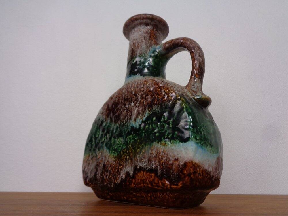 West German Glazed Ceramic Vase 603/25 from Dümler & Breiden, 1970s