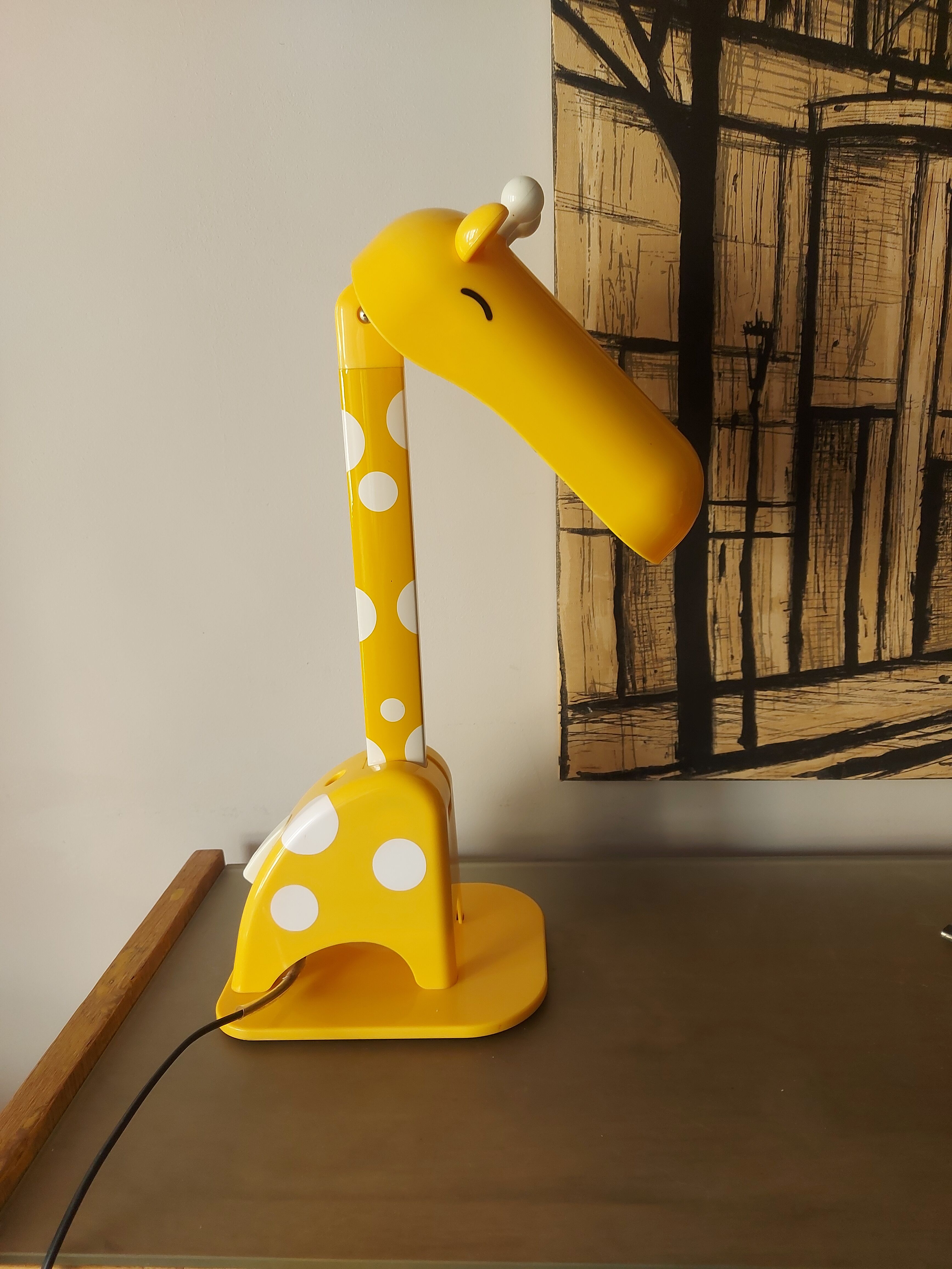 Lampe girafe , chambre d'enfant , la chaise longue