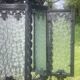 Vestibule lantern, hall, wrought iron entrance & cathedral glass, 80 cm pendant light