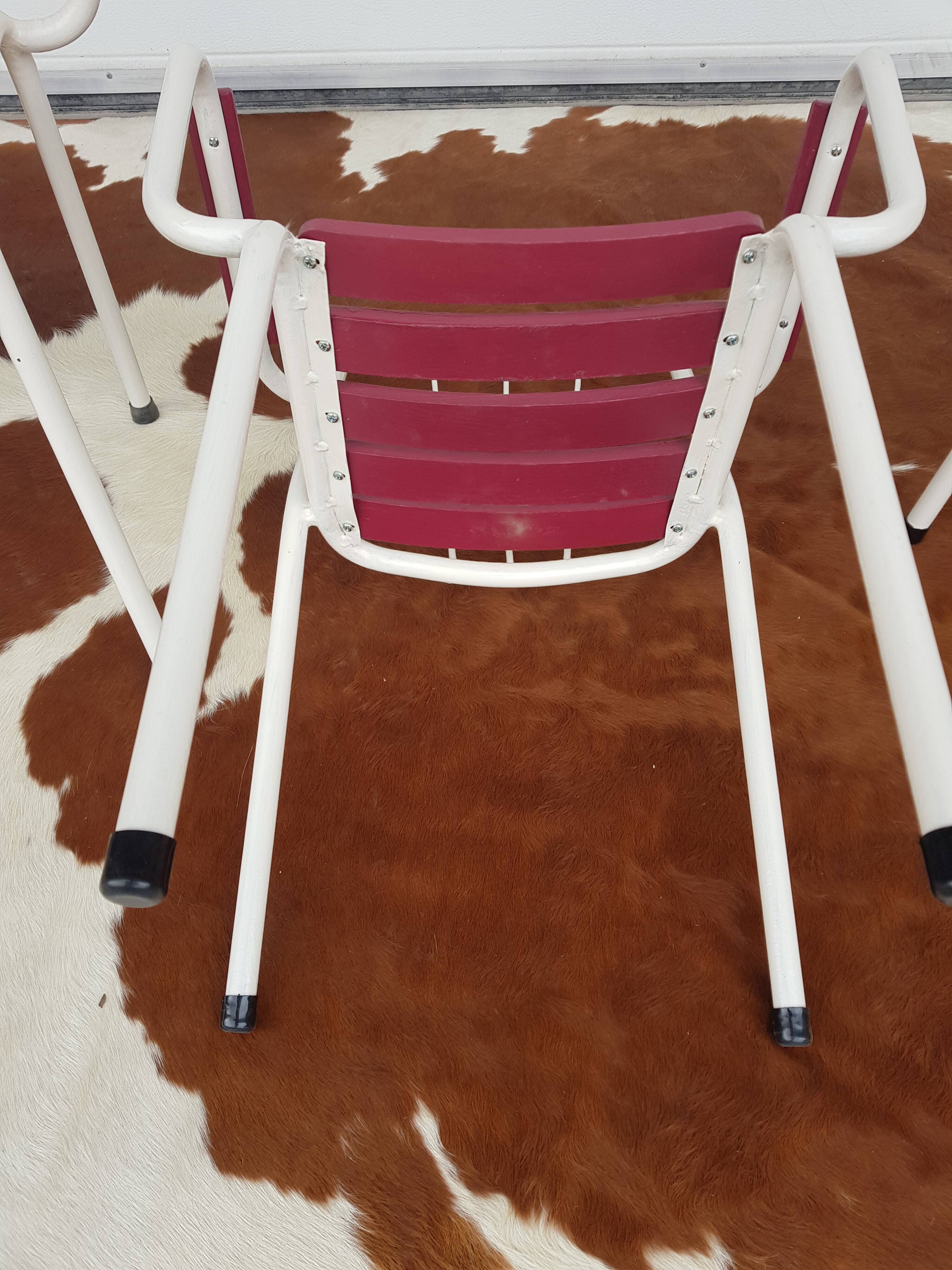 Ancient 1950s garden chairs