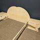 Lacquered bed by Eric Maville