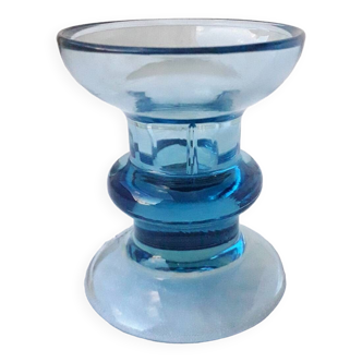 Blue candle holder