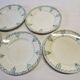 5 vintage dessert plates from Moulins des Loups in good condition