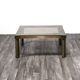 Coffee Table Basso Vintage Ottone Hollywood Regency Anni ‘70