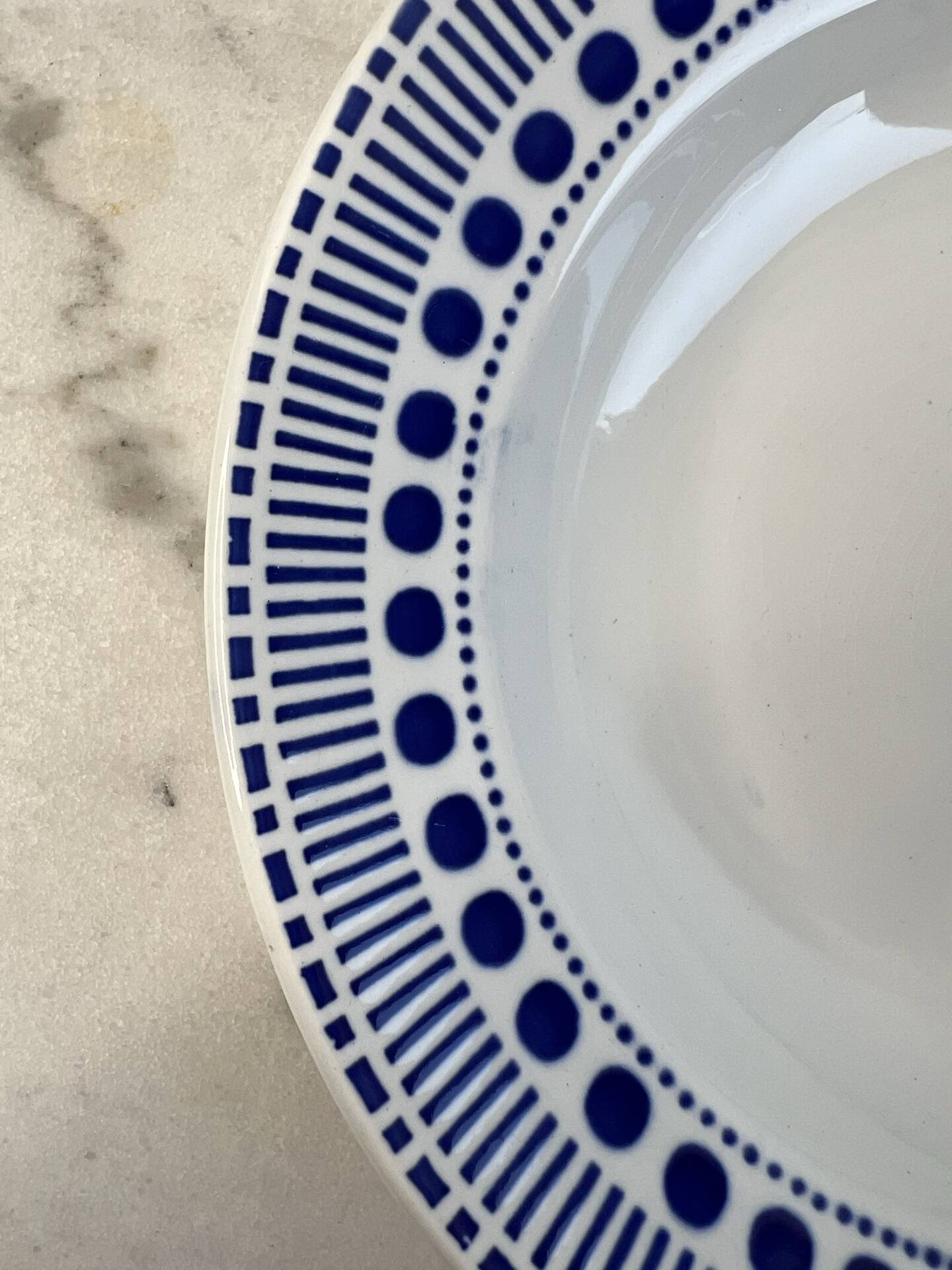 Assiette creuse Sarreguemines collection Béatrice