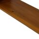 Vintage wooden wall shelve rack in pinewood minimalist design