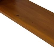 Vintage wooden wall shelve rack in pinewood minimalist design