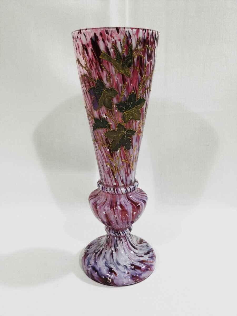 Vase en cristal de Clichy