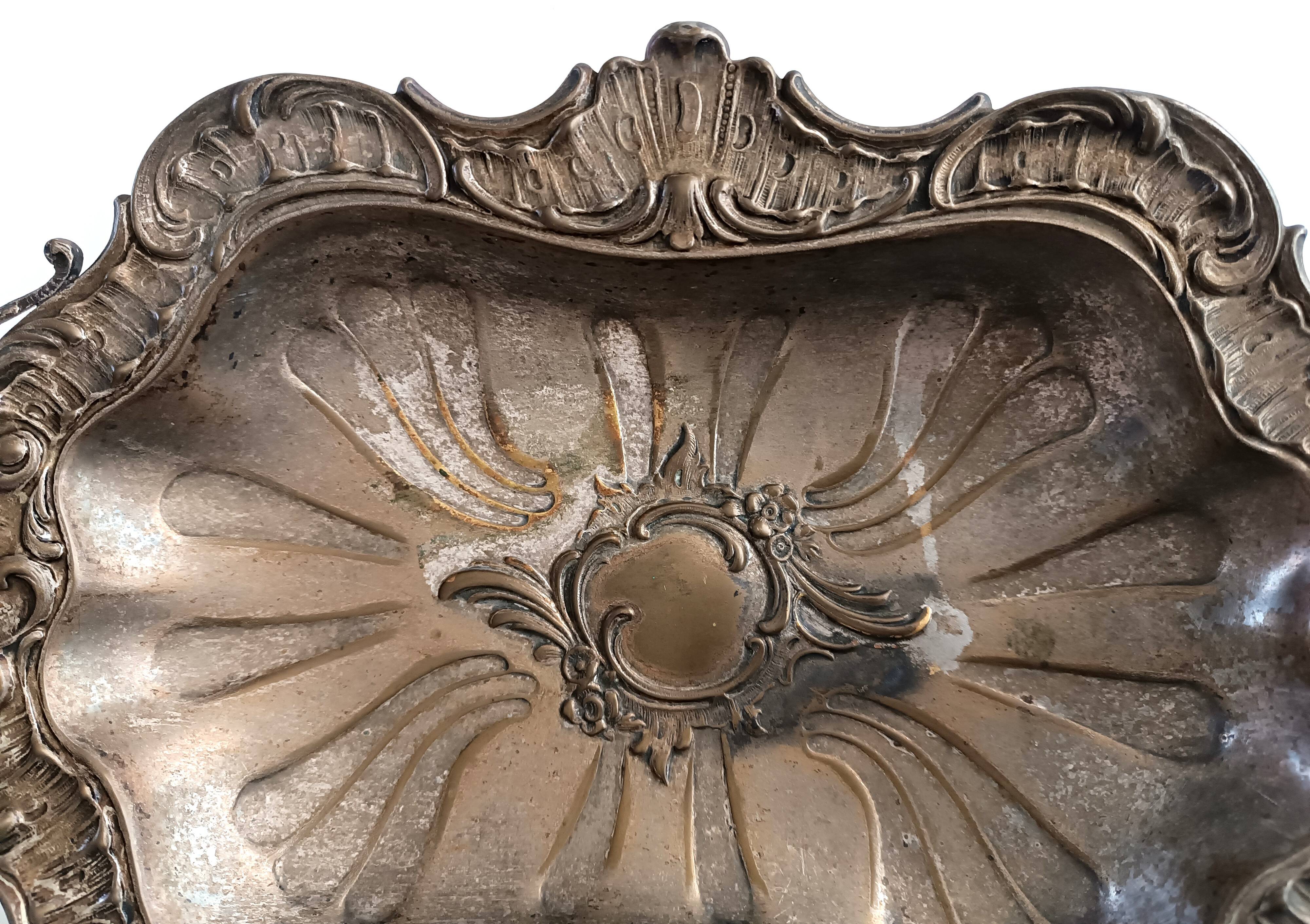 Rocaille Centrepiece Silver-Plated Bowl