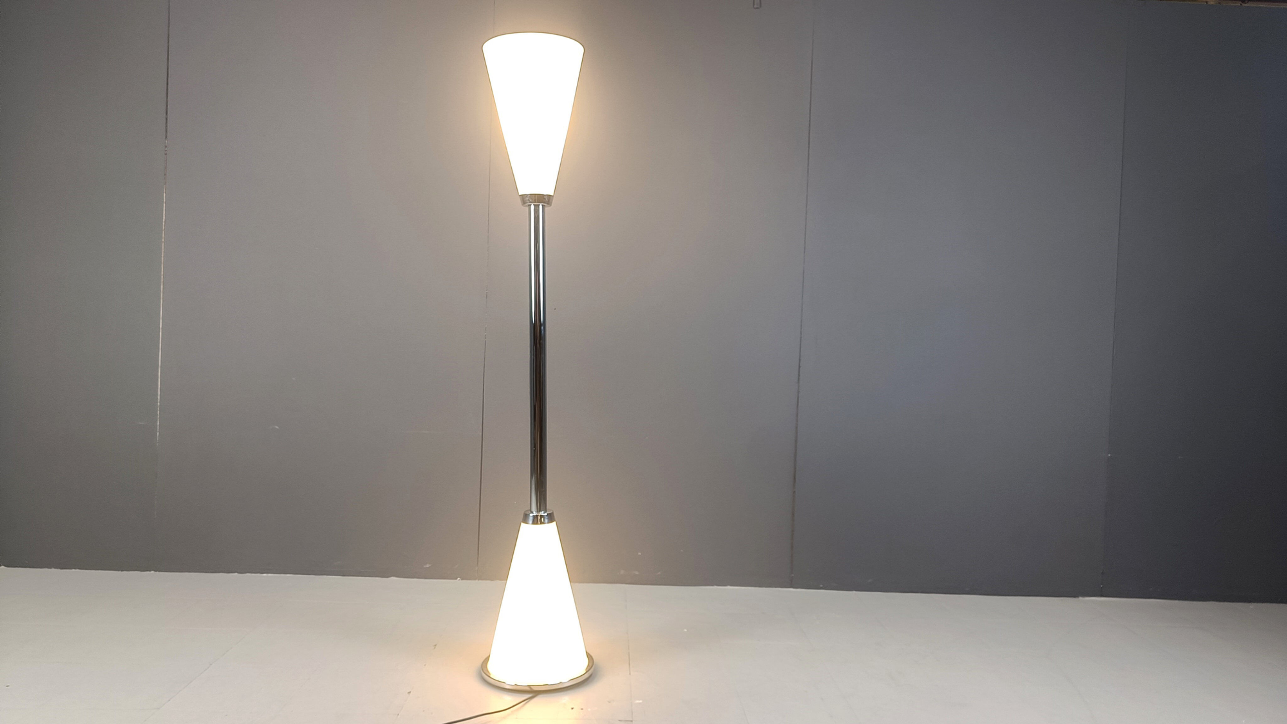 Lampe de sol vintage italienne, années 1990