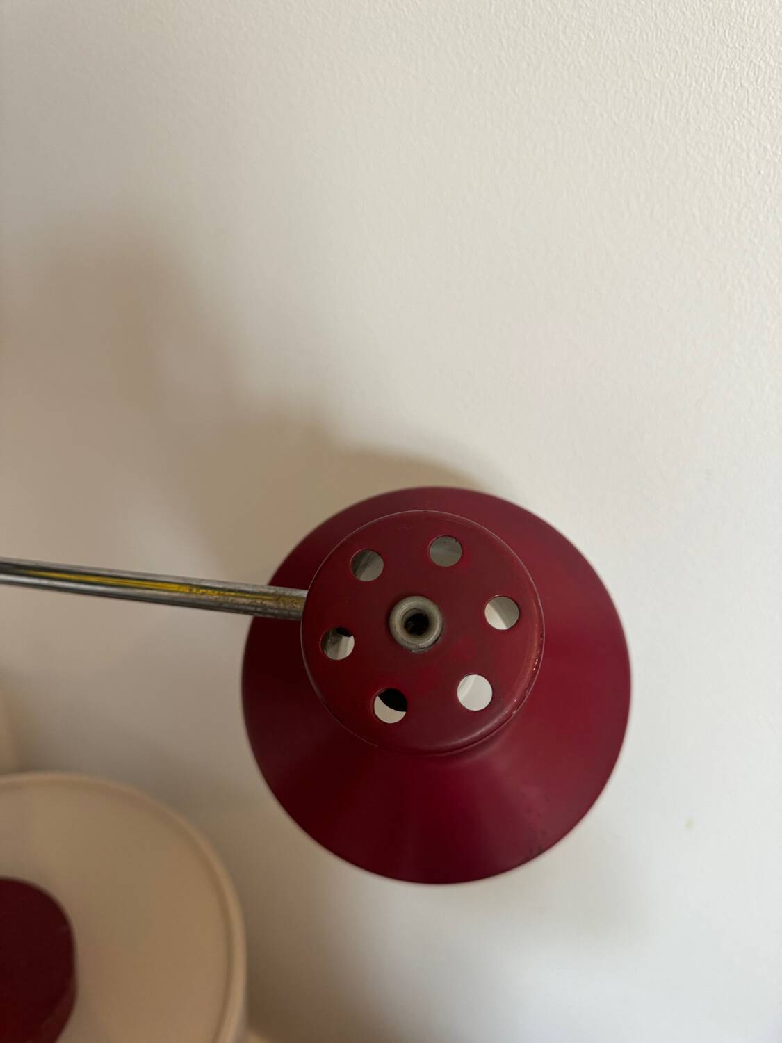 Metal desk lamp, 70s