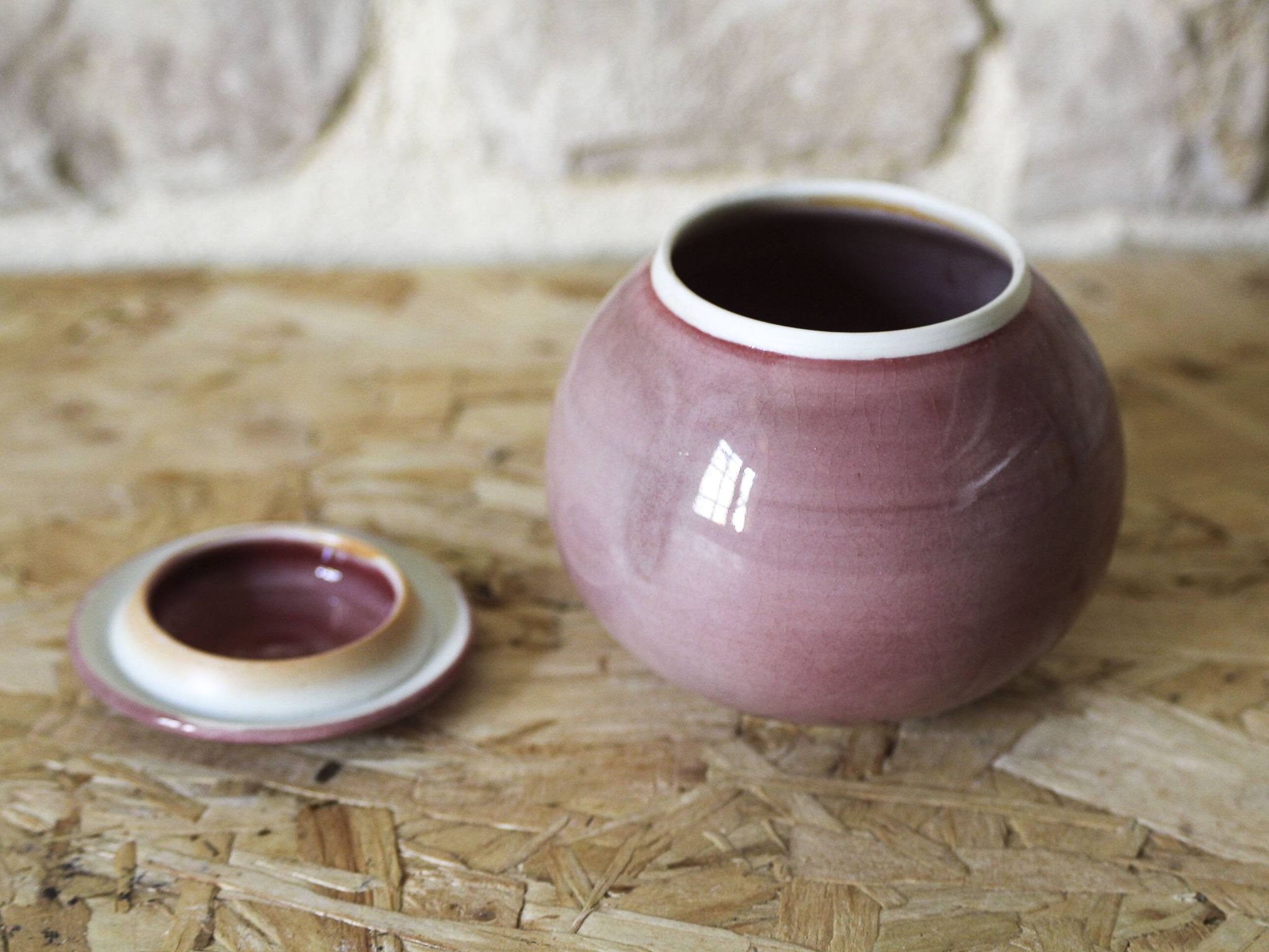 Boite en porcelaine Hester Tjebbes 1980