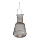 Grand panier de pêche français ancien en fil de fer