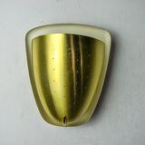 Regency wall lamp in brass, italy, 1970