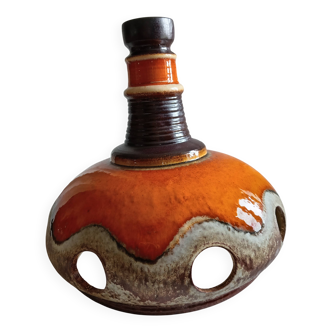 Vallauris style terracotta pendant light, 1970s