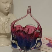 Ashtray in Czech Art Glass, mid-20th century.