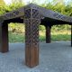 Desk living room table art deco brutalist furniture Morocco
