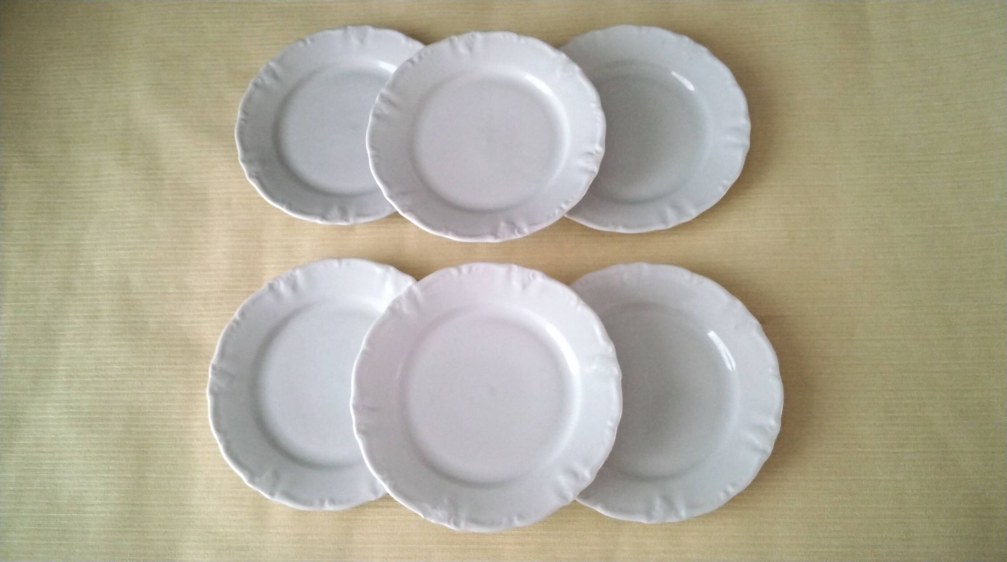 6 Assiettes à pain en Porcelaine de Bavière Winterling