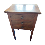 High wooden table